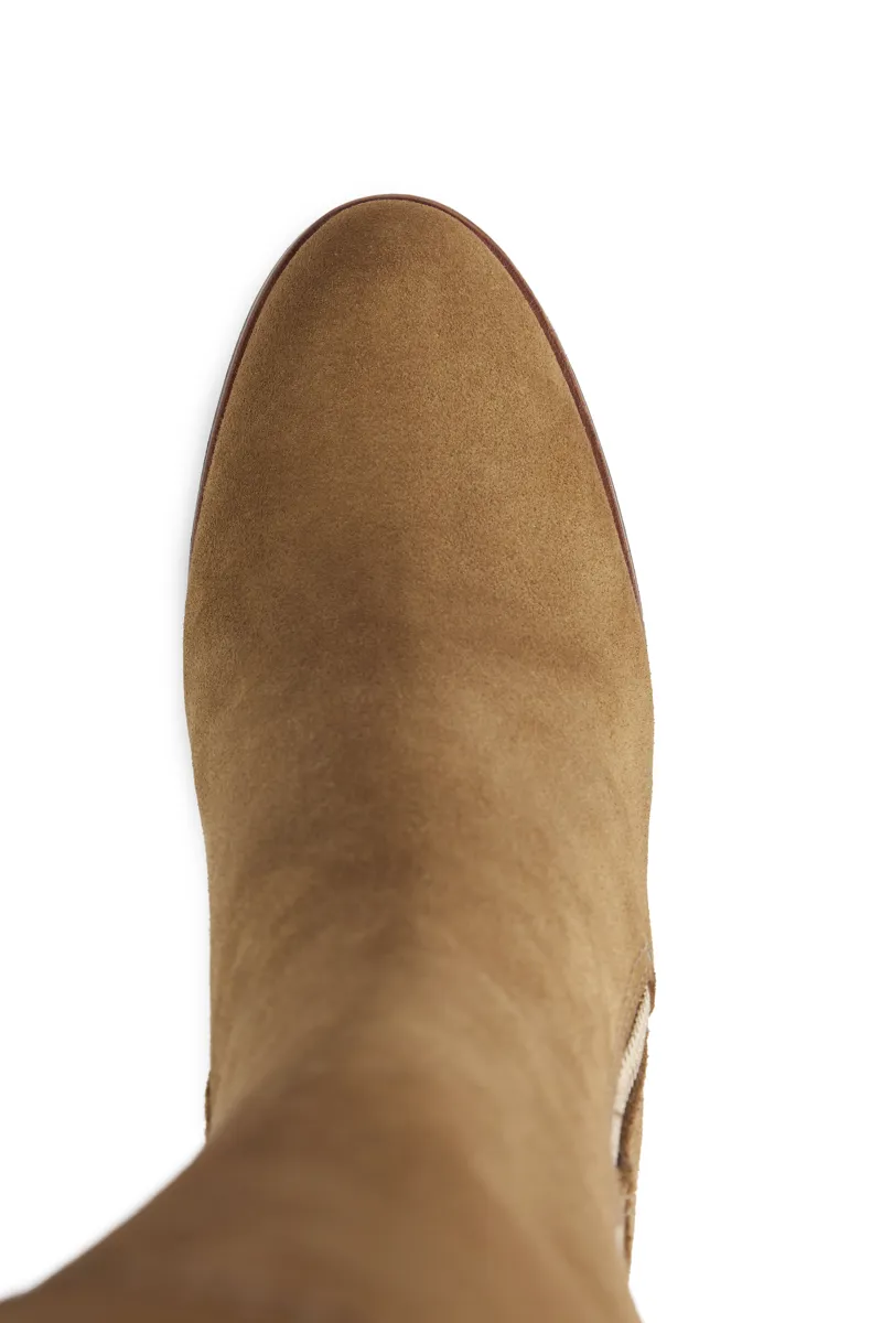 Fairfax and Favor High Heeled Regina Suede Regular Fit Tan-4